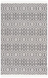 Montauk 652 Handloomed 100% Cotton Bohemian Rug Black / Beige 100% COTTON MTK652Z-8