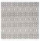 Montauk 652 Handloomed 100% Cotton Bohemian Rug Black / Beige 100% COTTON MTK652Z-8