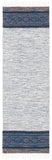 Montauk 653 Handloomed 100% Cotton Bohemian Rug Navy / Beige 100% COTTON MTK653N-8