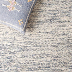 Montauk 653 Handloomed 100% Cotton Bohemian Rug Navy / Beige 100% COTTON MTK653N-8