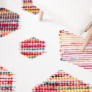 Montauk Flat Weave Rug: Luxurious Polyester & Cotton Blend with Sleek 0.20 Thickness, Made in India