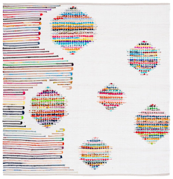 Montauk Flat Weave Rug: Luxurious Polyester & Cotton Blend with Sleek 0.20 Thickness, Made in India