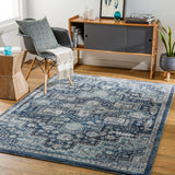 Montana MTN-2302  Polypropylene, Polyester Rug MTN2302-9212 Dark Blue, Aqua, Medium Gray, Charcoal, Cream 85% Polypropylene, 15% Polyester 9'2" x 12'