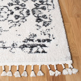 Safavieh Moroccan Tassel Shag 413 70% Polyester + 30% Polypropylene Friese Power Loomed Transitional Rug MTS413A-7SQ