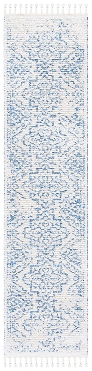 Safavieh Moroccan Tassel Shag 413 70% Polyester + 30% Polypropylene Friese Power Loomed Transitional Rug MTS413B-9
