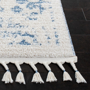 Safavieh Moroccan Tassel Shag 413 70% Polyester + 30% Polypropylene Friese Power Loomed Transitional Rug MTS413B-9