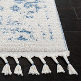 Safavieh Moroccan Tassel Shag 413 70% Polyester + 30% Polypropylene Friese Power Loomed Transitional Rug MTS413B-9