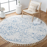 Safavieh Moroccan Tassel Shag 413 70% Polyester + 30% Polypropylene Friese Power Loomed Transitional Rug MTS413B-9