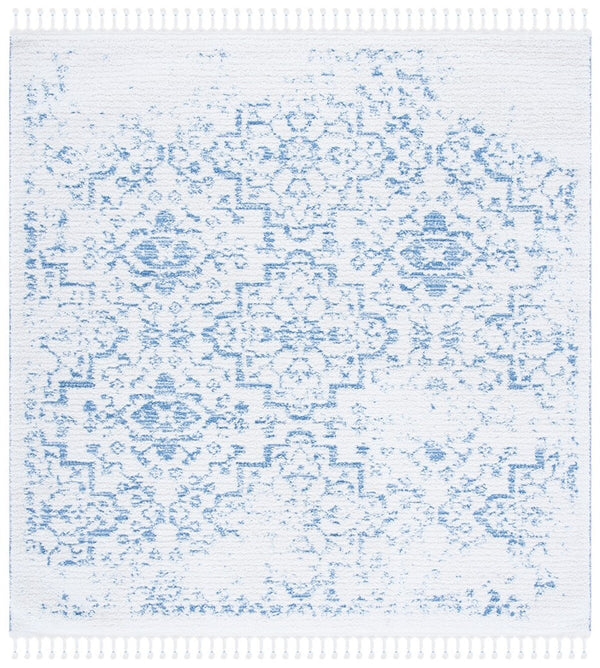 Safavieh Moroccan Tassel Shag 413 70% Polyester + 30% Polypropylene Friese Power Loomed Transitional Rug MTS413B-9