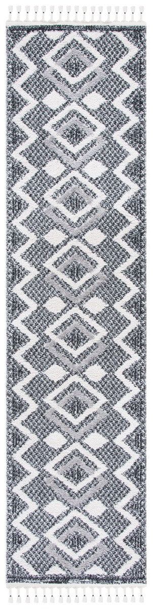 Safavieh Moroccan Tassel Shag 452 70% Polyester + 30% Polypropylene Friese Power Loomed Bohemian Rug MTS452A-7SQ