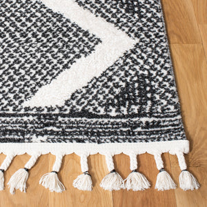 Safavieh Moroccan Tassel Shag 452 70% Polyester + 30% Polypropylene Friese Power Loomed Bohemian Rug MTS452A-7SQ