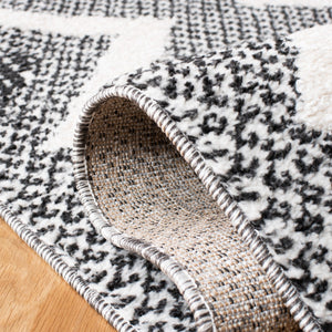 Safavieh Moroccan Tassel Shag 452 70% Polyester + 30% Polypropylene Friese Power Loomed Bohemian Rug MTS452A-7SQ