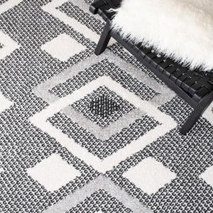 Safavieh Moroccan Tassel Shag 452 70% Polyester + 30% Polypropylene Friese Power Loomed Bohemian Rug MTS452A-7SQ