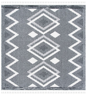 Safavieh Moroccan Tassel Shag 452 70% Polyester + 30% Polypropylene Friese Power Loomed Bohemian Rug MTS452A-7SQ