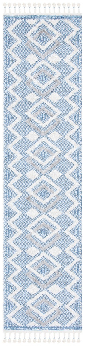 Safavieh Moroccan Tassel Shag 452 70% Polyester + 30% Polypropylene Friese Power Loomed Bohemian Rug MTS452B-9