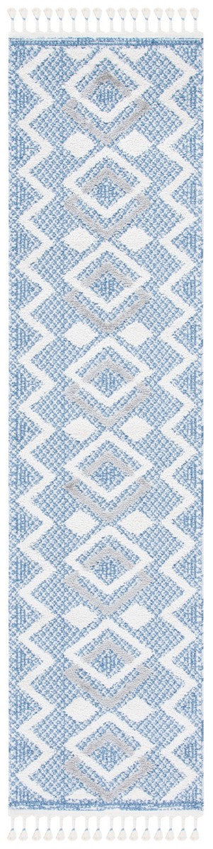 Safavieh Moroccan Tassel Shag 452 70% Polyester + 30% Polypropylene Friese Power Loomed Bohemian Rug MTS452B-9