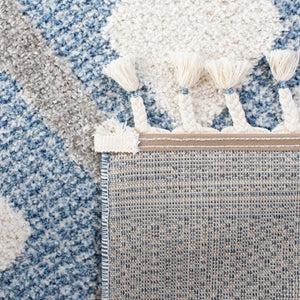 Safavieh Moroccan Tassel Shag 452 70% Polyester + 30% Polypropylene Friese Power Loomed Bohemian Rug MTS452B-9