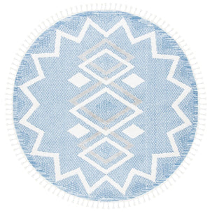 Safavieh Moroccan Tassel Shag 452 70% Polyester + 30% Polypropylene Friese Power Loomed Bohemian Rug MTS452B-9