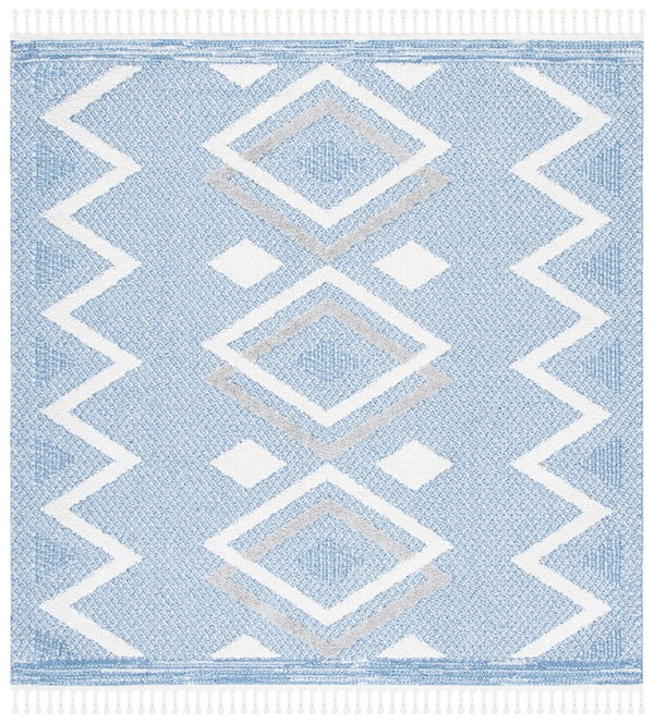 Safavieh Moroccan Tassel Shag 452 70% Polyester + 30% Polypropylene Friese Power Loomed Bohemian Rug MTS452B-9