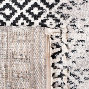 Safavieh Moroccan Tassel Shag 483 70% Polyester + 30% Polypropylene Friese Power Loomed Bohemian Rug MTS483A-7SQ