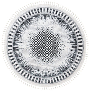 Safavieh Moroccan Tassel Shag 483 70% Polyester + 30% Polypropylene Friese Power Loomed Bohemian Rug MTS483A-7SQ