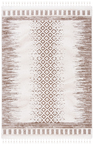 Safavieh Moroccan Tassel Shag 483 70% Polyester + 30% Polypropylene Friese Power Loomed Bohemian Rug MTS483B-7SQ