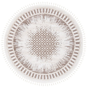 Safavieh Moroccan Tassel Shag 483 70% Polyester + 30% Polypropylene Friese Power Loomed Bohemian Rug MTS483B-7SQ