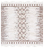 Safavieh Moroccan Tassel Shag 483 70% Polyester + 30% Polypropylene Friese Power Loomed Bohemian Rug MTS483B-7SQ