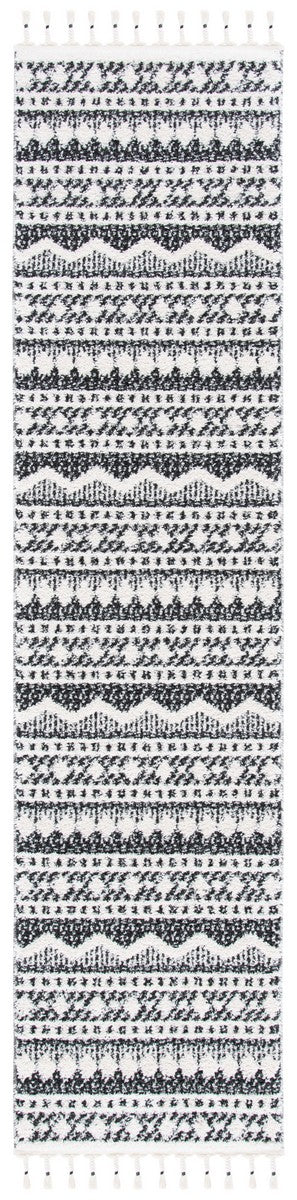 Safavieh Moroccan Tassel Shag 484 70% Polyester + 30% Polypropylene Friese Power Loomed Bohemian Rug MTS484A-7SQ