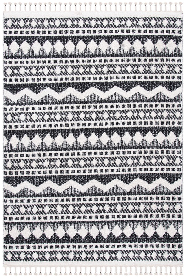 Safavieh Moroccan Tassel Shag 484 70% Polyester + 30% Polypropylene Friese Power Loomed Bohemian Rug MTS484A-7SQ