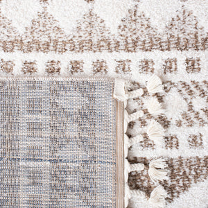 Safavieh Moroccan Tassel Shag 484 70% Polyester + 30% Polypropylene Friese Power Loomed Bohemian Rug MTS484B-7SQ