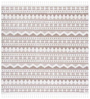Safavieh Moroccan Tassel Shag 484 70% Polyester + 30% Polypropylene Friese Power Loomed Bohemian Rug MTS484B-7SQ