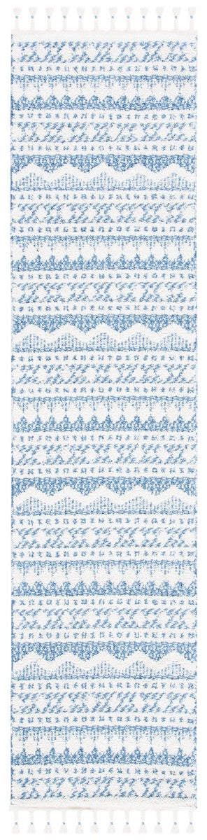 Safavieh Moroccan Tassel Shag 484 70% Polyester + 30% Polypropylene Friese Power Loomed Bohemian Rug MTS484C-7SQ