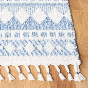 Safavieh Moroccan Tassel Shag 484 70% Polyester + 30% Polypropylene Friese Power Loomed Bohemian Rug MTS484C-7SQ