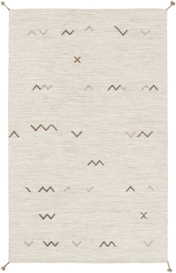 Montezuma MTZ-2004 Global Wool Rug MTZ2004-913 Ivory, Light Gray, Camel 100% Wool 9' x 13'
