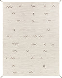 Montezuma MTZ-2004 Global Wool Rug MTZ2004-811 Ivory, Light Gray, Camel 100% Wool 8' x 11'