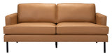 Zuo Modern Decade 100% Polyester, Plywood, Steel Modern Commercial Grade Sofa Brown, Black 100% Polyester, Plywood, Steel