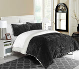 Josepha Black Twin X-Long 2pc Comforter Set