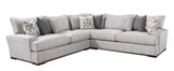Fusion 2000/2001/2005 Transitional Sectional 2000/2001/2005 Alton Silver Sectional