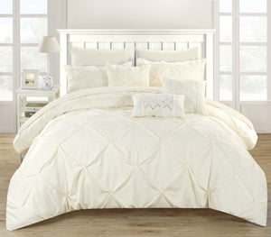 Hannah Comforter Set Twin Size – Beige