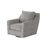 Fusion 67-02G-C Transitional Swivel Glider Chair 67-02G-C Faux Skin Carbon