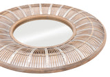 Zuo Modern Toto Rattan, Fir Wood, MDF, Glass Modern Commercial Grade Mirror Antique Gold Rattan, Fir Wood, MDF, Glass