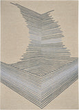 Nourison Symmetry SMM06 Artistic Handmade Tufted Indoor Area Rug Ivory/Grey 8'6" x 11'6" 99446495976