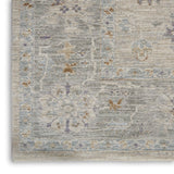 Nourison Asher ASR01 Persian Machine Made Power-loomed Indoor only Area Rug Lt Grey 9'3" x 12'7" 99446264169