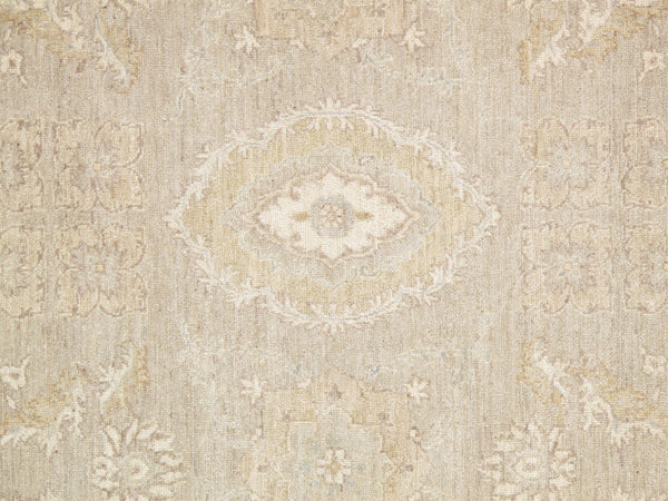 Pasargad Denver Hand-Knotted Ivory Wool Area Rug N-2017-D 9X12-PASARGAD
