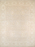 Pasargad Denver Hand-Knotted Ivory Wool Area Rug N-2017-D 9X12-PASARGAD