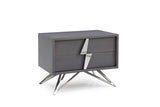 VIG Furniture Modrest Nicola Modern Grey Oak Nightstand VGVCN1708-GRY