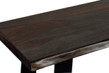 Porter Designs Manzanita Live Edge Solid Sheesham Wood Natural Console Table Gray 05-196-10-5830T-KIT