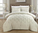 Veronica Beige King 3 Piece Duvet Set