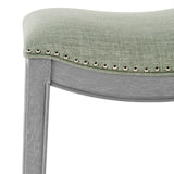 Grover Fabric Bar Stool Lyon Light Green